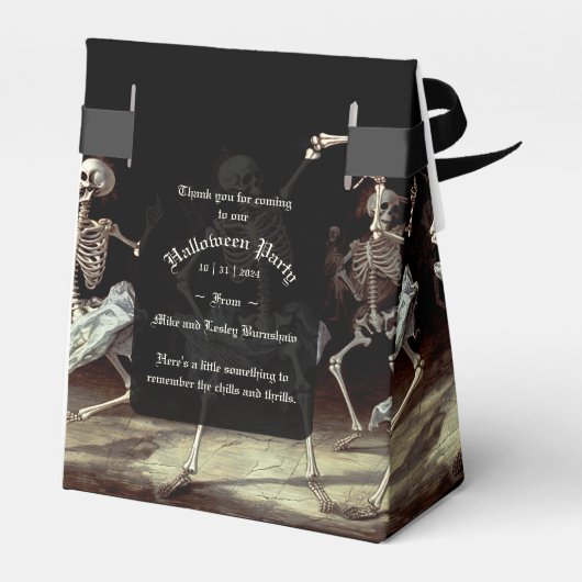 Halloween Geschenkschachtel (Rückseite)