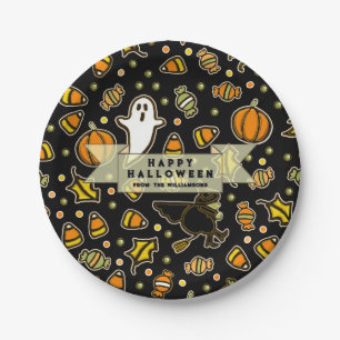 Halloween-Geschenksüßigkeiten Pappteller