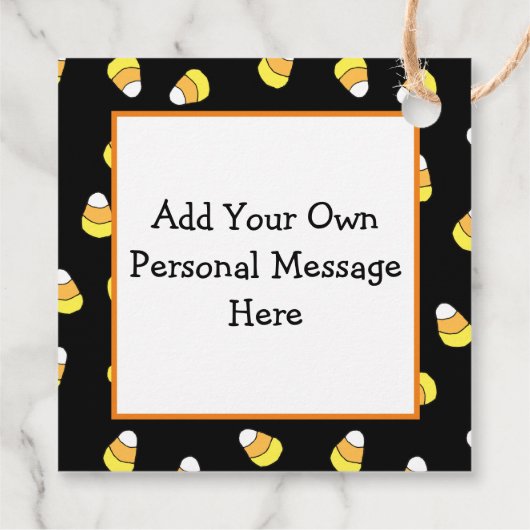 Halloween-Geschenktafel, Bat mit Kerze Geschenkanhänger (Rückseite)