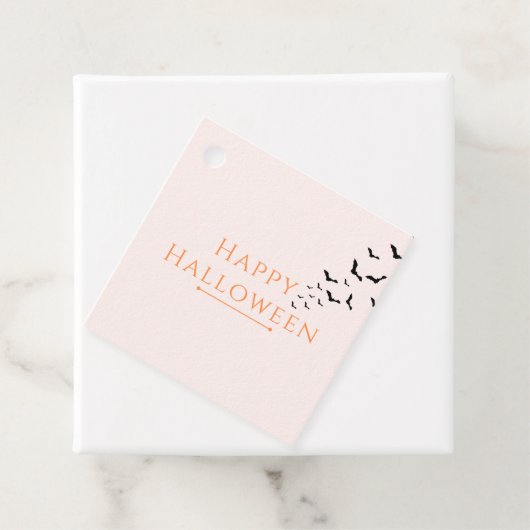 Halloween-Geschenktag, Gefallen-Tag, Fledermäuse, Geschenkanhänger (Beispiel)