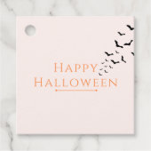 Halloween-Geschenktag, Gefallen-Tag, Fledermäuse, Geschenkanhänger (Vorderseite)