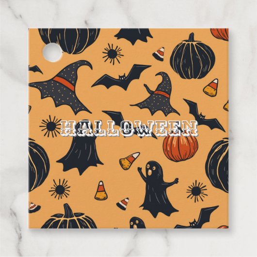 Halloween Geschenktags - Perfekt für Gastgeschenke Geschenkanhänger (Vorderseite)
