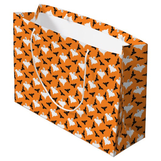 Halloween-Geschenktasche Große Geschenktüte (Rückseite Schrägansicht)