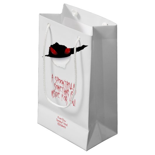 Halloween-Geschenktasche Kleine Geschenktüte (Vorderseite Schrägansicht)