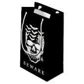 Halloween-Geschenktasche Kleine Geschenktüte (Rückseite Schrägansicht)