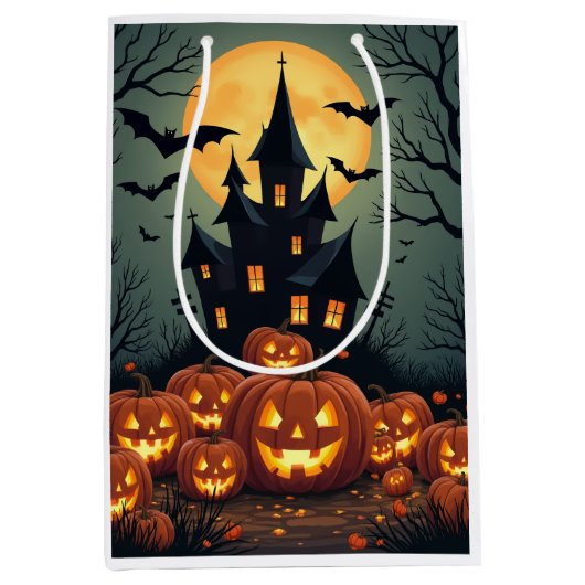 Halloween-Geschenktasche Mittlere Geschenktüte (Vorderseite)
