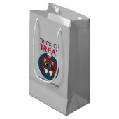 Halloween-Geschenktasche, Trick oder Treat-Katze i Kleine Geschenktüte (Vorderseite Schrägansicht)