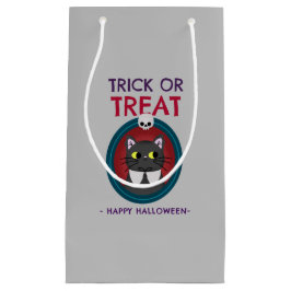 Halloween-Geschenktasche, Trick oder Treat-Katze i Kleine Geschenktüte