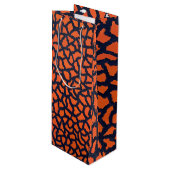 Halloween Geschenktüte Für Weinflaschen (Vorderseite Schrägansicht)
