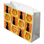 Halloween-Geschenktüte Große Geschenktüte (Rückseite Schrägansicht)