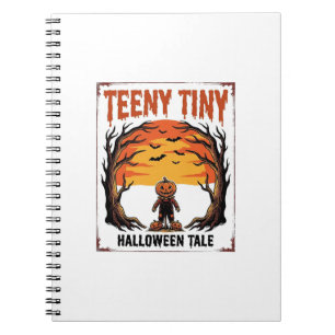 Halloween-Geschichte Teeny Tiny Gruselige Vintage- Notizblock