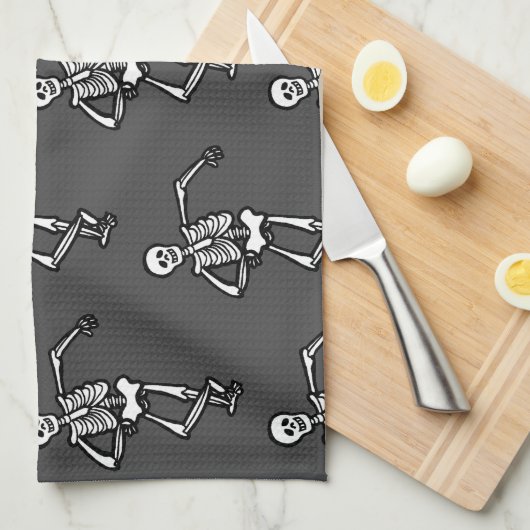 Halloween Geschirrtuch (Viertel Falte)