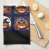 Halloween Geschirrtuch (Viertel Falte)