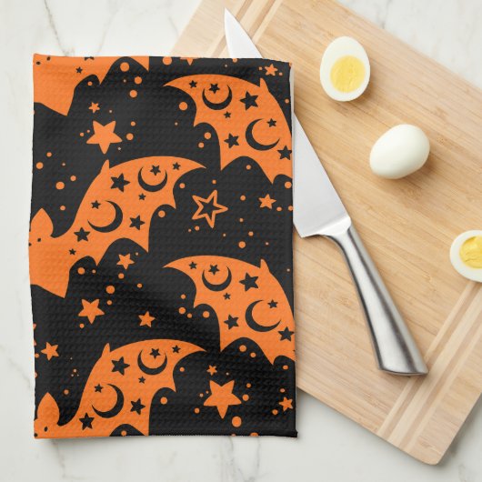 Halloween Geschirrtuch (Viertel Falte)