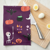 Halloween Geschirrtuch (Viertel Falte)