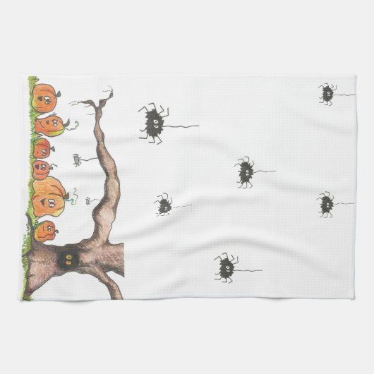 Halloween Geschirrtuch (Horizontal)