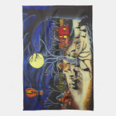 Halloween-Geschirrtuch "Hauntoberfest " Küchentuch (Vertikal)