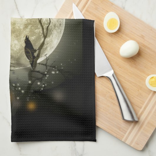 Halloween-Geschirrtücher Geschirrtuch (Viertel Falte)