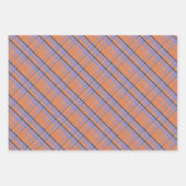 Halloween Geschlecht Neutrale Lila und Schwarze Fl Geschenkpapier Set (Vorderseite 3)