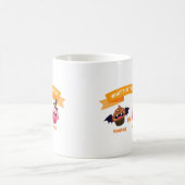 Halloween Geschlechter-Ritual Vampir oder Hexe Kaffeetasse (Mittel)