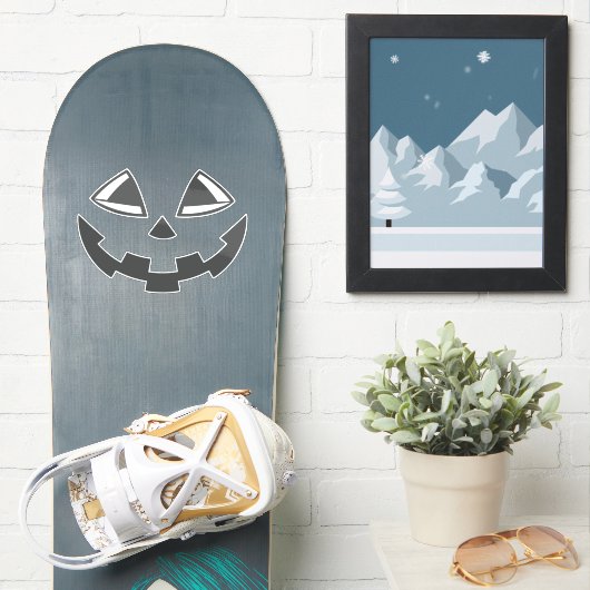 Halloween-Gesicht Aufkleber (Snowboard)