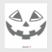 Halloween-Gesicht Aufkleber (Blatt)