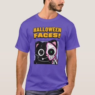 Halloween-Gesichter T-Shirt
