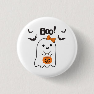 Halloween-Gespenster-Einkauf Button