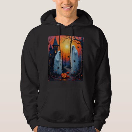 Halloween-Gespenster Hoodie (Vorderseite)