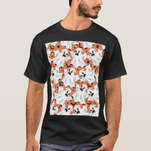 Halloween-Gespenster: Vintage Textur. T-Shirt