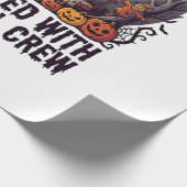 Halloween-Gespenstisches Erntefest Geschenkpapier (Ecke)