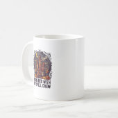 Halloween-Gespenstisches Erntefest Kaffeetasse (Vorderseite Links)