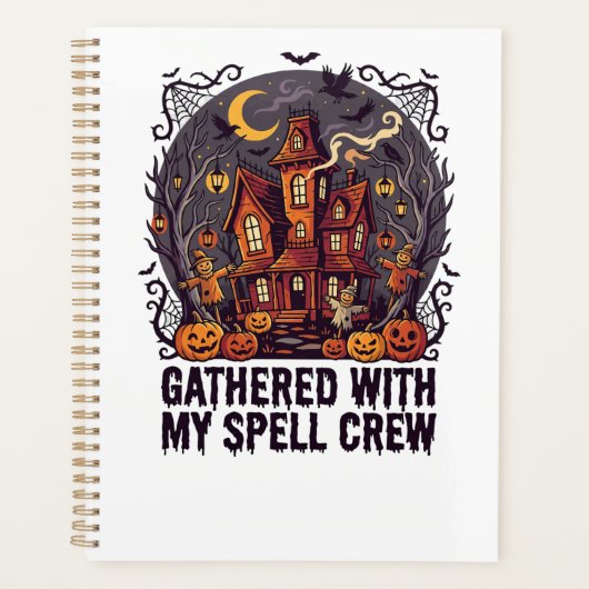 Halloween-Gespenstisches Erntefest Planer (Vorderseite)