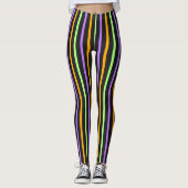 HALLOWEEN GESTRIPEN LEGGINGS (Vorderseite)