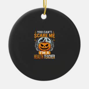 Halloween-Gesundheitslehrer Gruseliger Kürbis Kräh Keramik Ornament