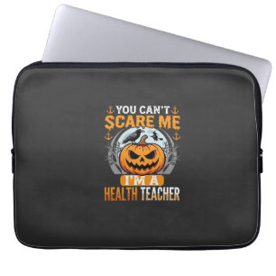 Halloween-Gesundheitslehrer Gruseliger Kürbis Kräh Laptopschutzhülle