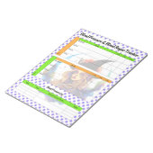 Halloween-Gesundheitsprotokoll Notizblock (angewinkelt)