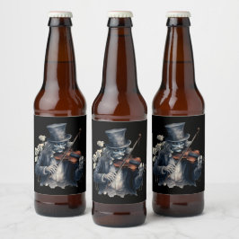 Halloween Getränkeetiketten Bierflaschenetikett