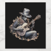 Halloween Getränkeetiketten Weinetikett (Einzelnes Label)