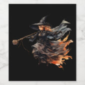 Halloween Getränkeetiketten Weinetikett (Einzelnes Label)