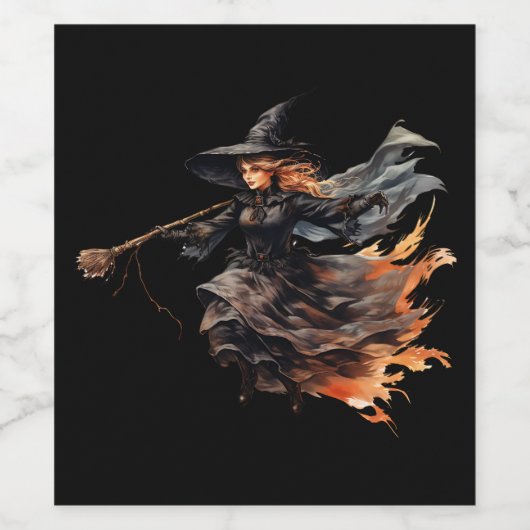 Halloween Getränkeetiketten Weinetikett (Einzelnes Label)