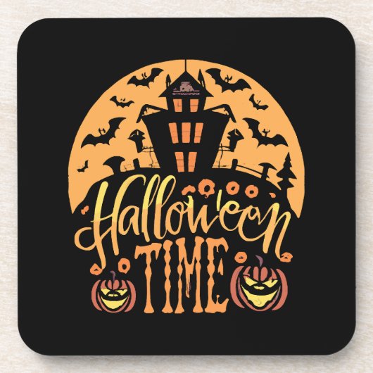 Halloween Getränkeuntersetzer (Vorderseite)
