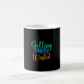 Halloween Getting Candy Wasted Birthday Kaffeetasse (Mittel)