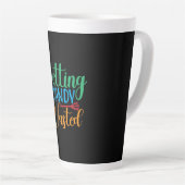 Halloween Getting Candy Wasted Birthday Milchtasse (Rechte Ecke)