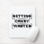 Halloween Getting Candy Wasted Birthday Mousepad (Mit Mouse)
