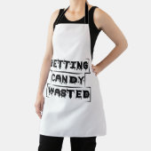 Halloween Getting Candy Wasted Birthday Schürze (InSitu)