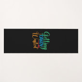 Halloween Getting Candy Wasted Birthday Yogamatte (Vorderseite (Horizontal))