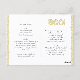 Halloween Ghoerig Postkarte