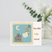 Halloween Ghoerig Postkarte (Stehend Vorderseite)