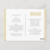 Halloween Ghoerig Postkarte (Rückseite)